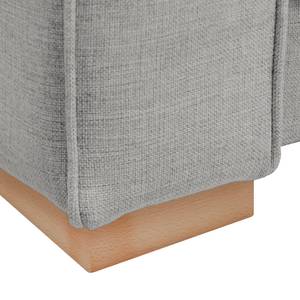 Canapé convertible Realico Tissu - Gris argenté