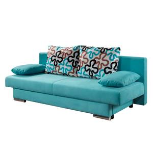 Canapé convertible Rijeka Microfibre - Turquoise