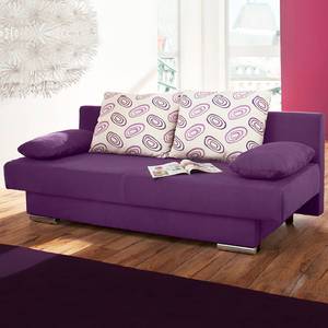 Canapé convertible Rijeka Microfibre violette