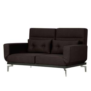 Schlafsofa Robertson Webstoff Stoff Parsa: Braun-Schwarz