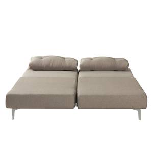 Canapé convertible Robertson Tissu Tissu Zahira : Beige-Gris