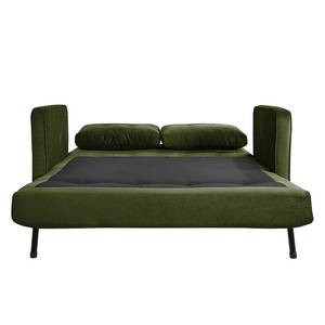 Divano letto in velluto Sander Velluto - Verde - Verde scuro