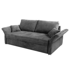 Schlafsofa Billimora Microfaser Grau - Breite: 228 cm