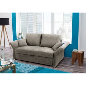 Schlafsofa Billimora Microfaser Vintage Sand - Breite: 213 cm