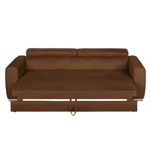 Canapé convertible Sneem Microfibre - Marron