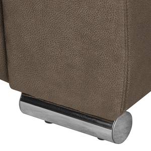 Canapé convertible Sneem Microfibre - Gris marron