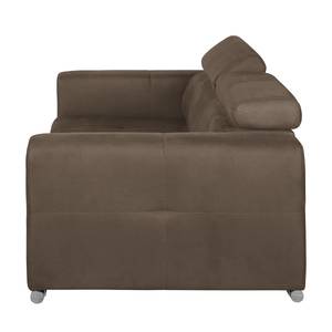 Canapé convertible Sneem Microfibre - Gris marron