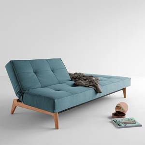 Schlafsofa Splitback Eik Webstoff Stoff Mixed Dance: Light Blue