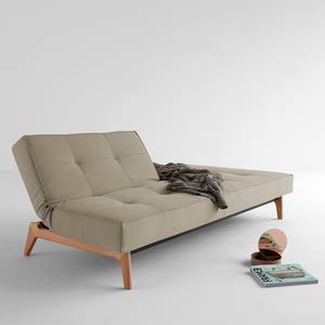 Schlafsofa Splitback Eik Webstoff Stoff Coastal: Sandstone