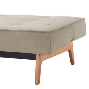 Schlafsofa Splitback Eik Webstoff Stoff Coastal: Sandstone