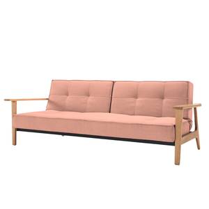 Schlafsofa Splitback Frej I Webstoff Stoff Soft: Coral