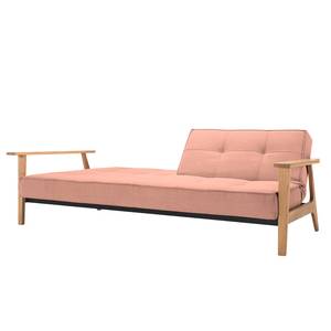 Schlafsofa Splitback Frej I Webstoff Stoff Soft: Coral