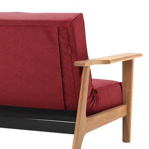 Schlafsofa Splitback Frej I Webstoff Stoff Twist: Rust Red