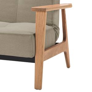 Schlafsofa Splitback Frej I Webstoff Stoff Coastal: Sandstone