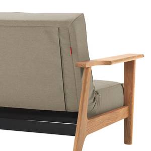 Schlafsofa Splitback Frej I Webstoff Stoff Coastal: Sandstone