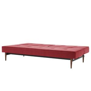 Canapé convertible Splitback Styletto I Tissu - Tissu Twist : Rust Red