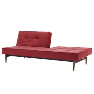 Schlafsofa Splitback Styletto I Stoff Twist: Rust Red