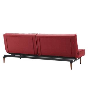 Canapé convertible Splitback Styletto I Tissu - Tissu Twist : Rust Red