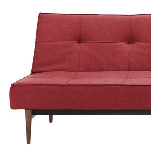 Canapé convertible Splitback Styletto I Tissu - Tissu Twist : Rust Red