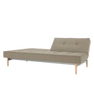 Schlafsofa Splitback Styletto II Webstoff - Stoff Coastal: Sandstone