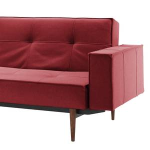 Schlafsofa Splitback VI Stoff Twist: Rust Red