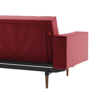 Schlafsofa Splitback VI Stoff Twist: Rust Red