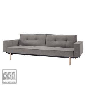 Schlafsofa Splitback Styletto IIII Webstoff - Stoff Mixed Dance: 521 Grey