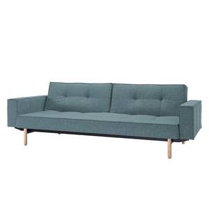 Schlafsofa Splitback Styletto IIII Webstoff - Stoff Mixed Dance: Light Blue