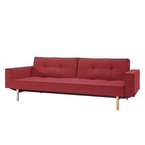 Canapé convertible Splitback Styletto IV Tissu - Tissu Twist : Rust Red