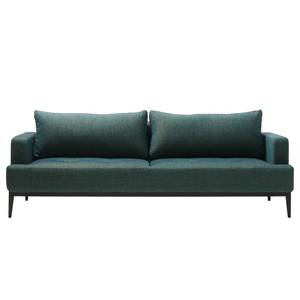 Divano letto Steff Tessuto Xena: color blu marino / verde lime