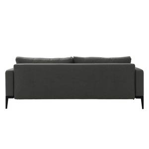 Canapé convertible Steff Tissu - Tissu Nova : Anthracite clair