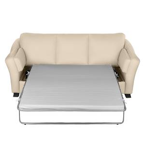 Schlafsofa Toucy mit Matratze Echtleder Beige