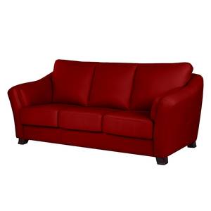 Schlafsofa Toucy Echtleder Rot