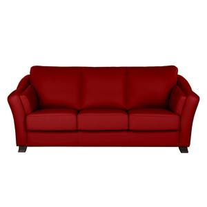 Schlafsofa Toucy Echtleder Rot