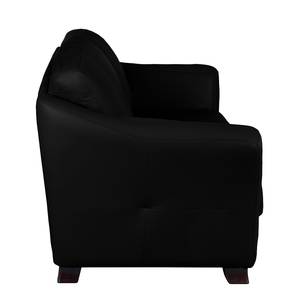 Divano letto Toucy Vera pelle Nero