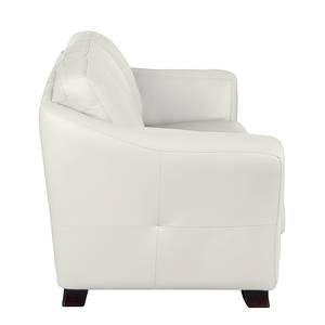 Canapé convertible Toucy Cuir véritable blanc