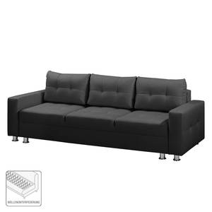 Canapé convertible Upwell Tissu structuré - Anthracite