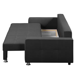 Canapé convertible Upwell Tissu structuré - Anthracite
