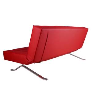 Schlafsofa Wave Two Kunstleder Kunstleder Yuma: Rot