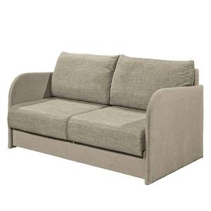 Schlafsofa Weld Strukturstoff / Flachgewebe - Beige