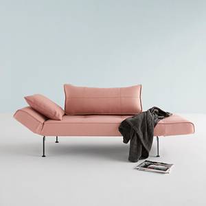 Schlafsofa Zeal Laser Legs Webstoff Stoff Soft: Coral