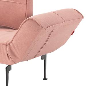 Canapé convertible Zeal Laser Legs Tissu - Tissu Soft : Coral