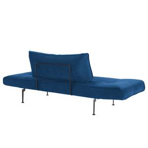 Schlafsofa Zeal Laser Legs Webstoff Stoff Velvet: Royal Blue