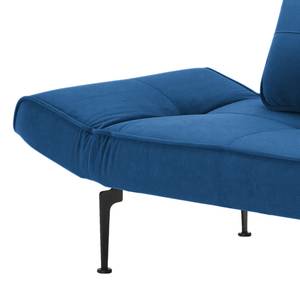 Slaapbank Zeal Laser Legs geweven stof Stof Velvet: Royal Blue