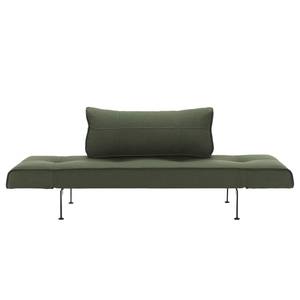 Schlafsofa Zeal Laser Legs Webstoff Stoff Twist: Dark Green