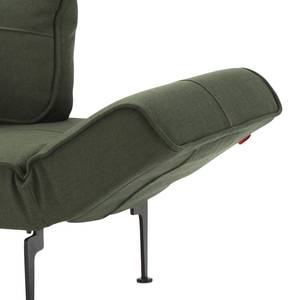 Canapé convertible Zeal Laser Legs Tissu - Tissu Twist : Dark Green