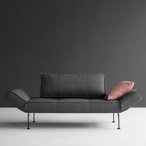 Schlafsofa Zeal Laser Legs Webstoff Stoff Flashtex: Dark Grey