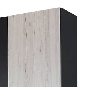 \N Gris métallisé / Imitation chêne blanc de San Remo - 160 x 200cm