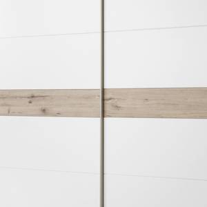 Chambre à coucher Penai (4 éléments) Blanc / Imitation chêne sablé