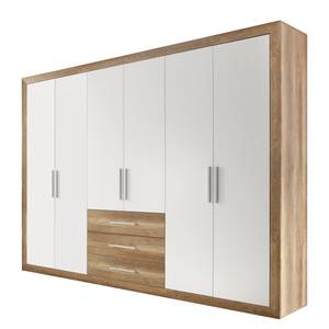 Slaapkamerset Rachid (4-delig) Canyon Oak/wit